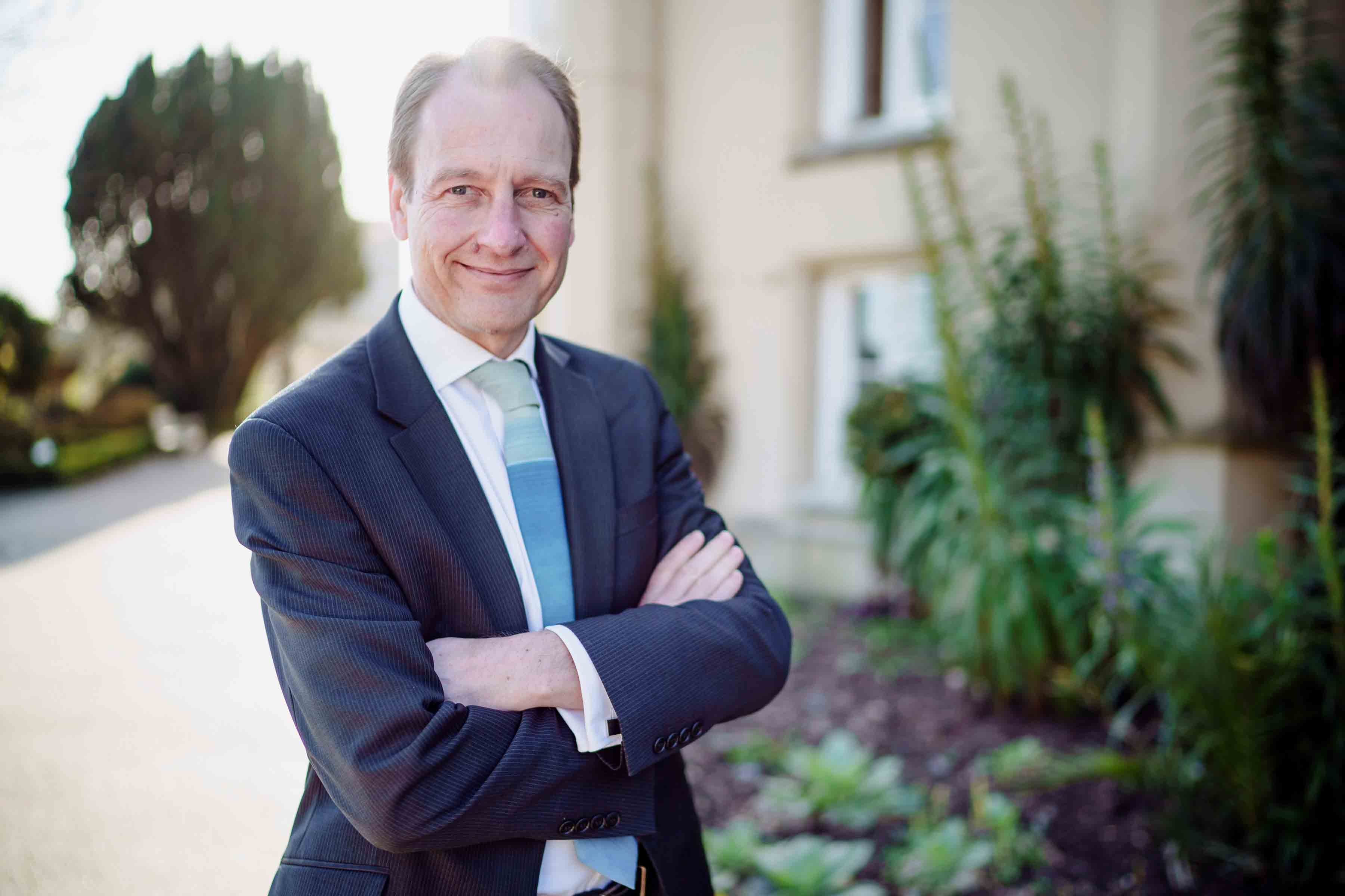 Paul Boyle, Vice-Chancellor on Abbey Steps