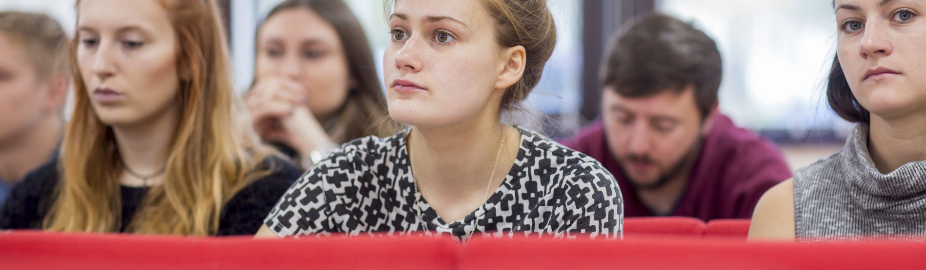 Students in a lecture in the Law department