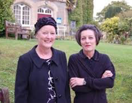 Herta Müller and Brigid Haines at Swansea University