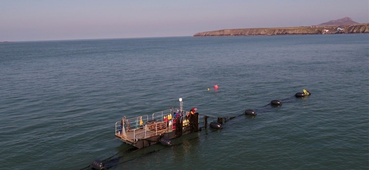 Picture showing Car Y Mor seaweed farm @Car-Y-Mor