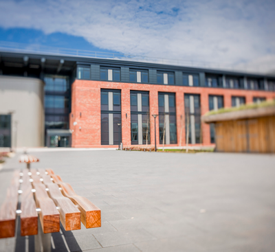 photograph of the ESRI building