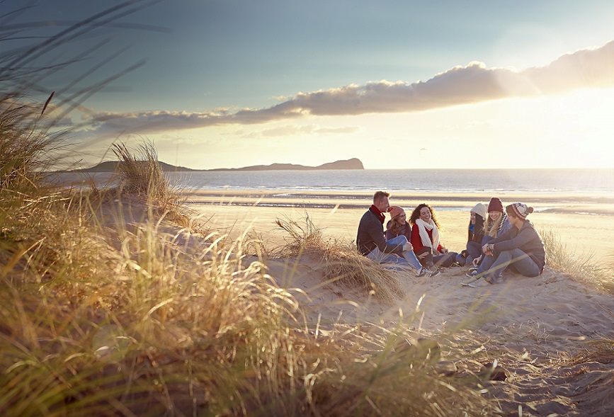 Beach Students sunset