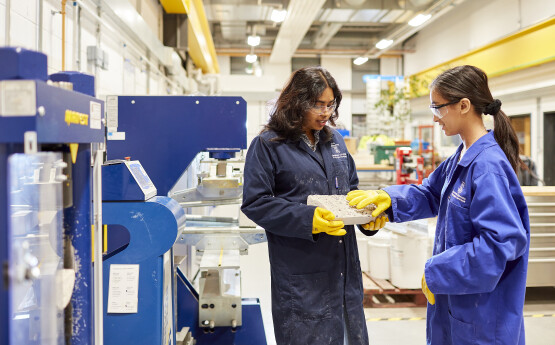 Students in CIvil Laboratory 