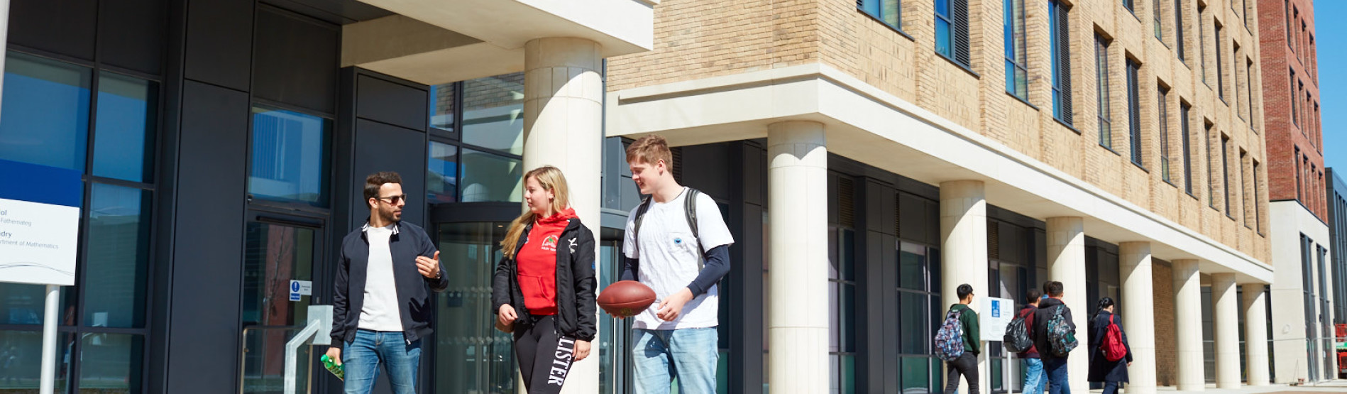 Students outside computational foundry