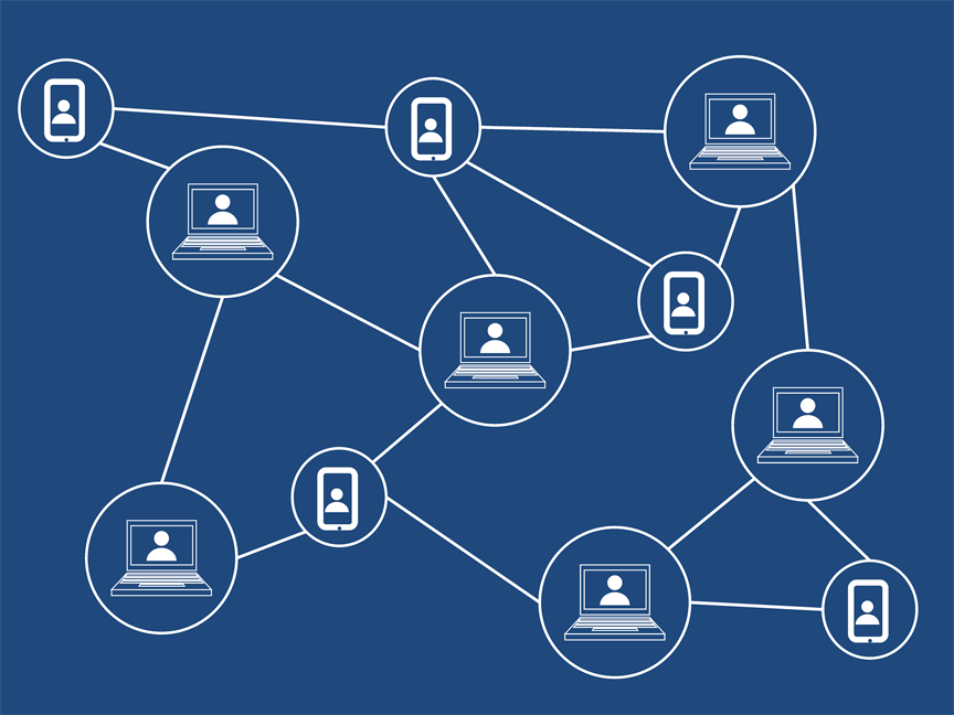 Blockchain graphic