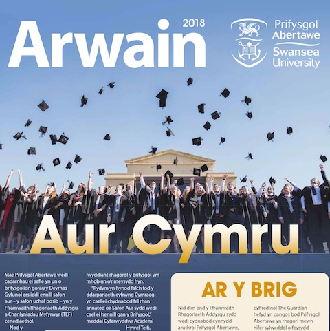 Clawr Arwain 2018 Rhifyn yr haf