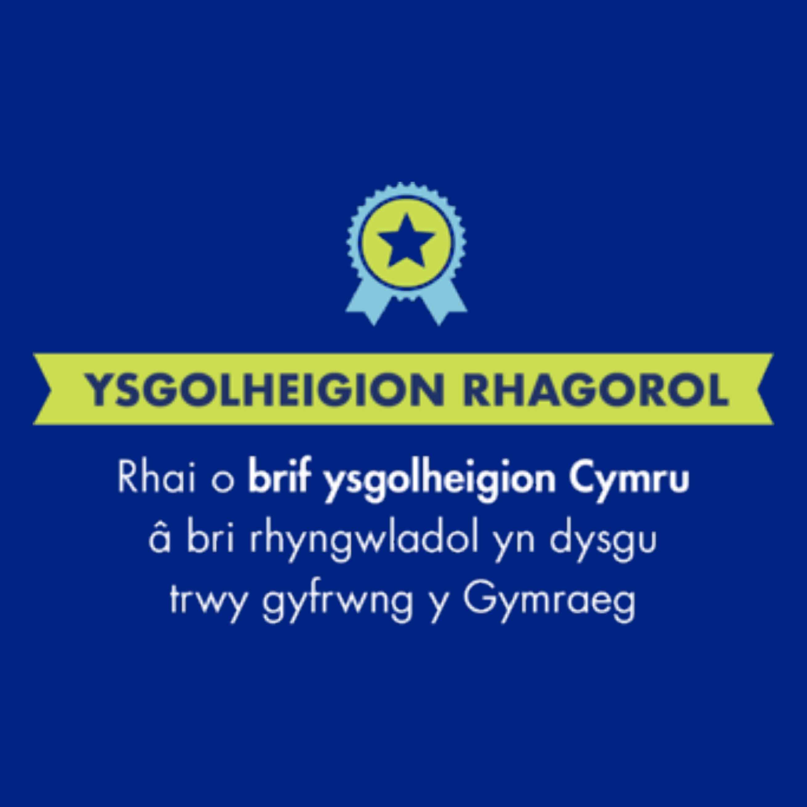 delwedd yn dangos ysgolheigion rhagorol - rhai o brief ysgolheigion Cymru a bri rhyngwladol yn dysgu trwy gyfrwng y Gymraeg