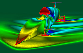 Delwedd graffig o Bloodhound SSC