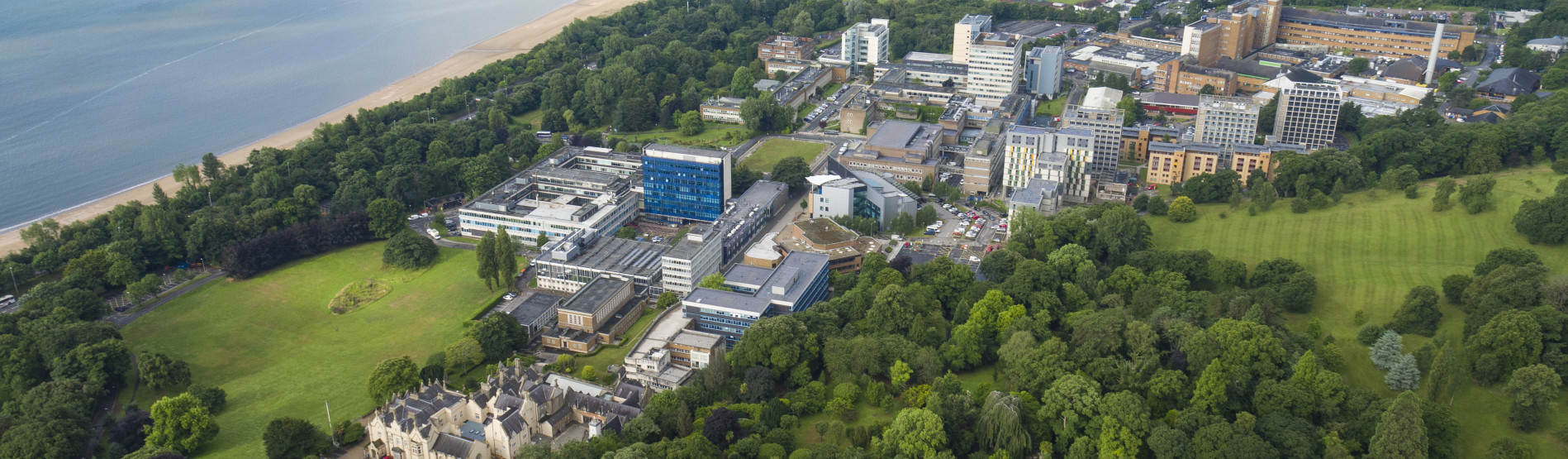 Birdseye view of Singletn Campus.