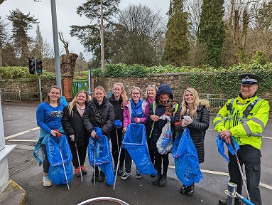 preparing for a local litter pick