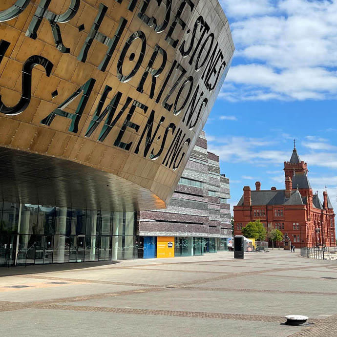 Image of a building in Cardiff city