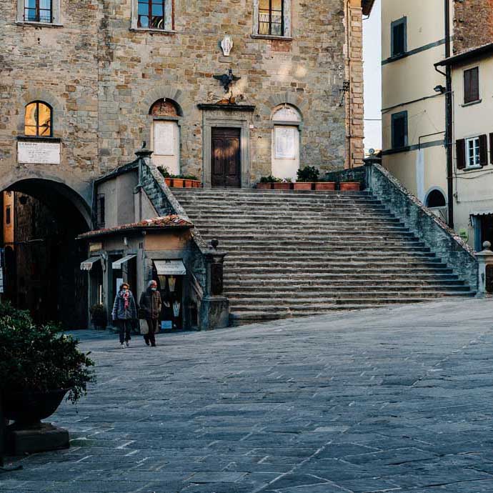 Image of an old town street