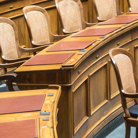 Image of a room full of chairs