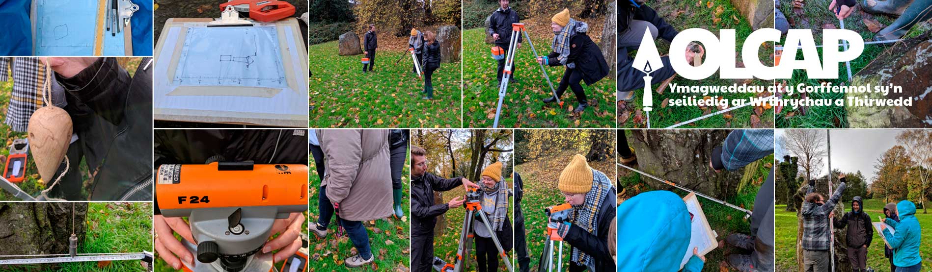 Image of Students surveying