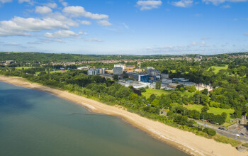 Birds eye view of Singleton Campus