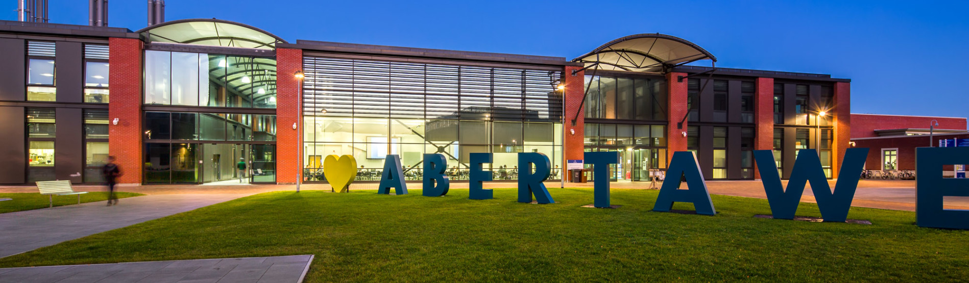 Bay campus in the evening 