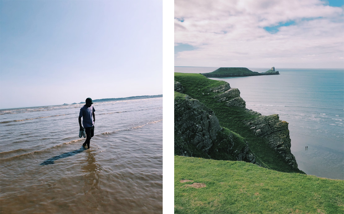 Chamin at Llangennith Beach