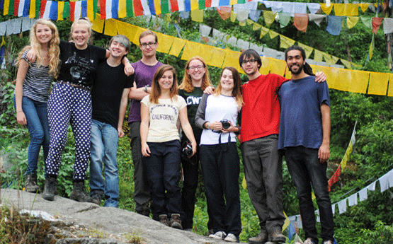 Students in Sikkim