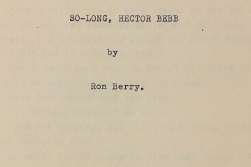 So Long, Hector Bebb