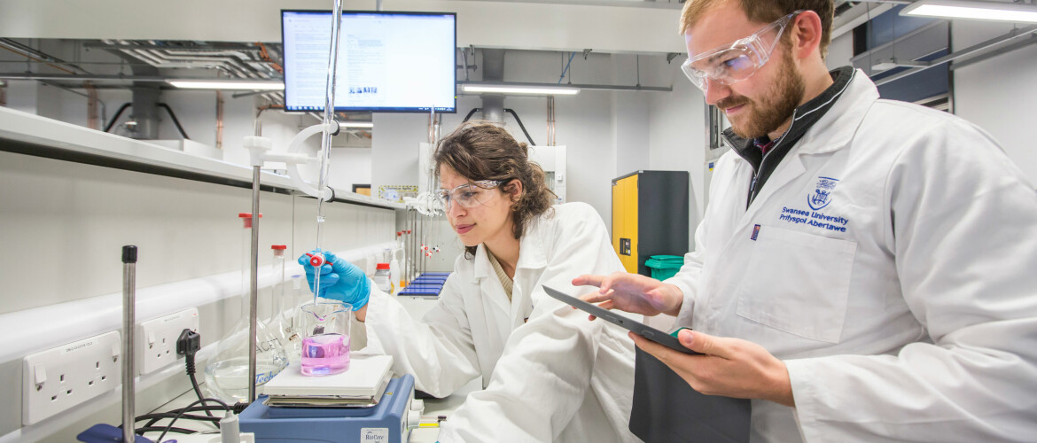 Chemical Engineers in Lab