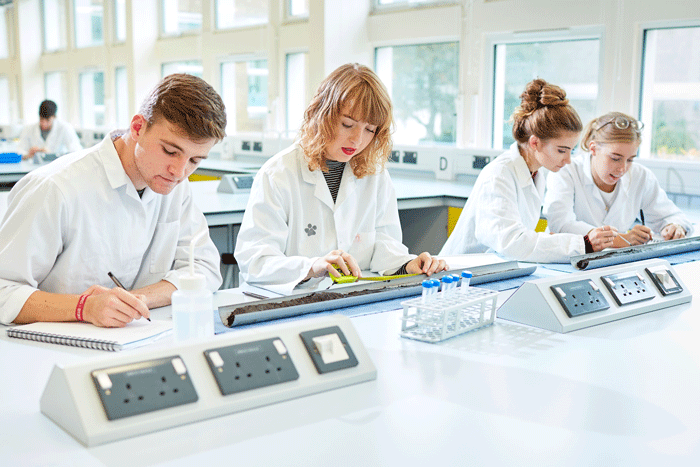 Students in Geography Lab