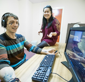 Students in lab