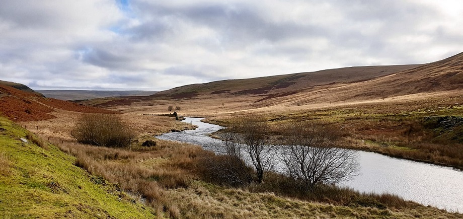 Afon Claerwen.