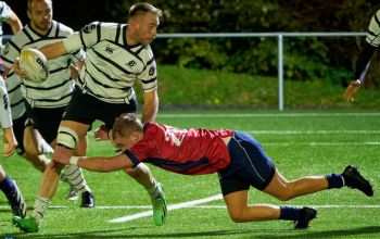 Tom Boggemann playing rugby 