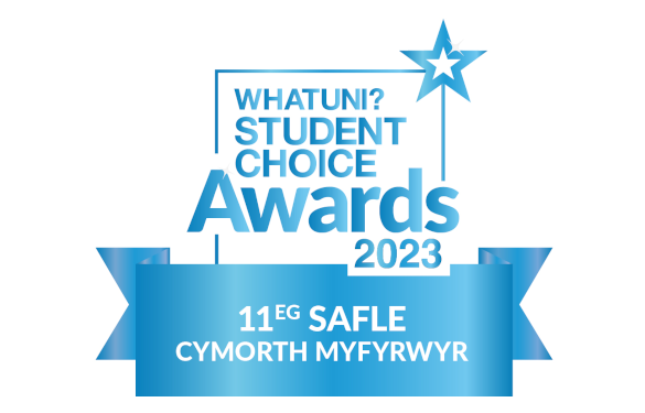 Logo’r WhatUni 2023 25 uchaf cymorth myfyrwyr