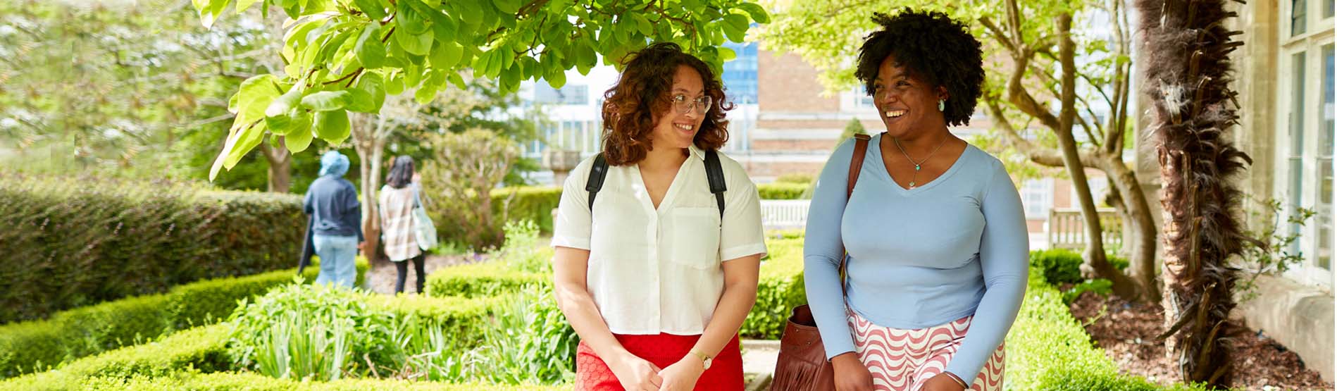 Students walking together in Singleton Campus