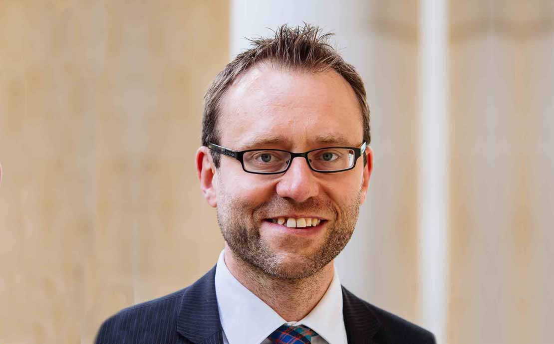 A head shot of Professor Stuart Macdonald