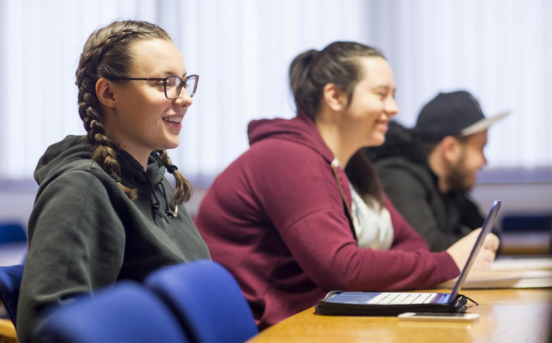 Students in a classroom