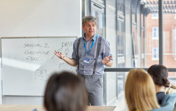 male lecturer