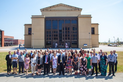 REIS Team in front of the Great Hall