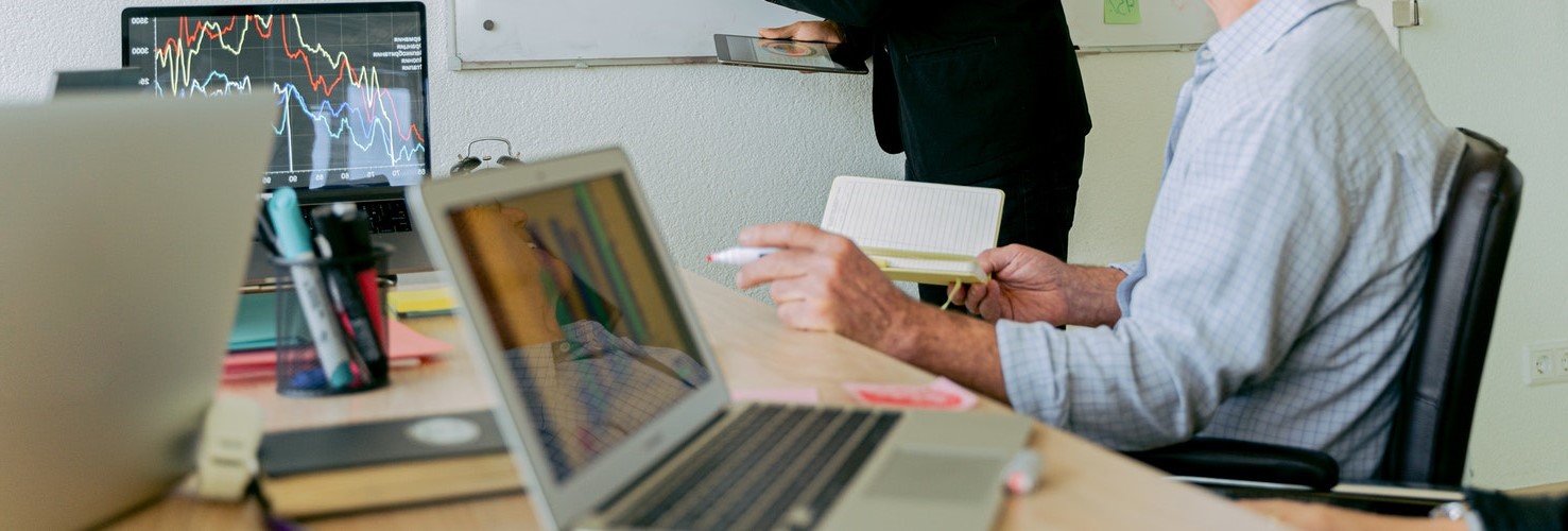 laptop on desk