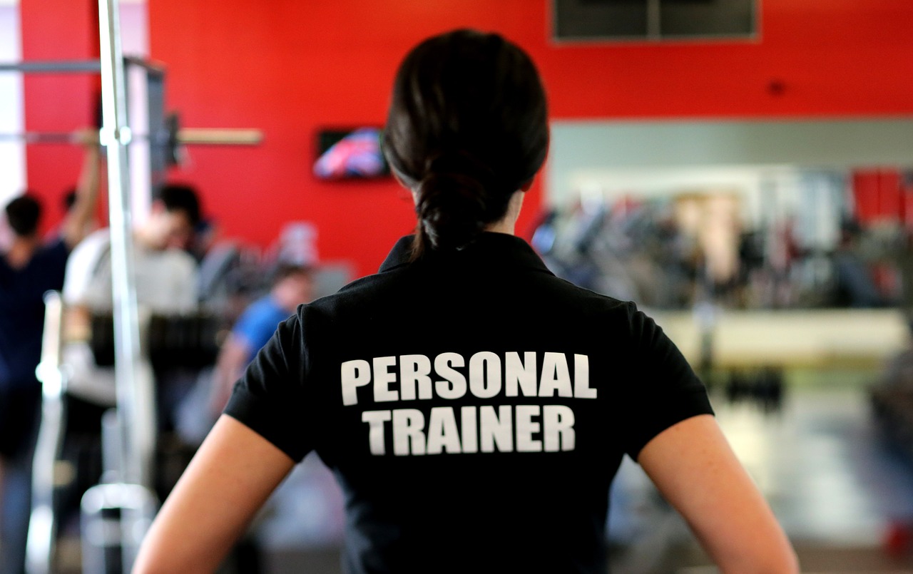 Female personal trainer