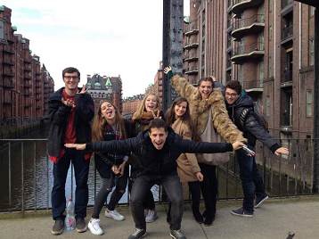 Group of students in Belgium