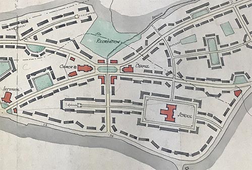 image of old steelworks plan