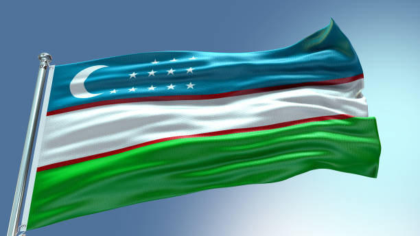 Uzbekistan Flag