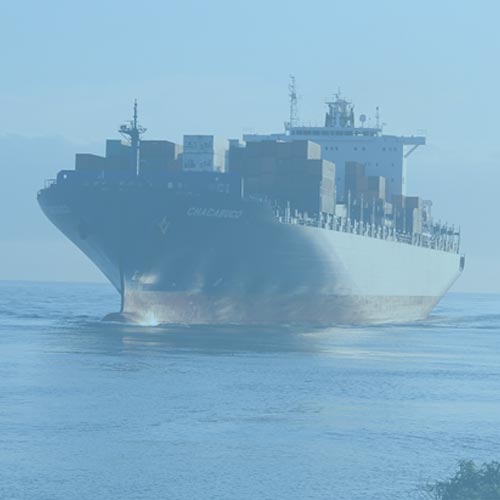 a ship in dock