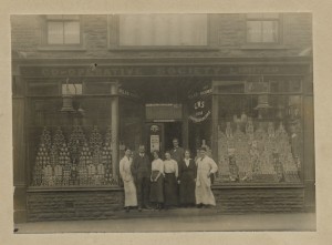 Exterior of co-operative shop front