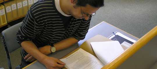 Researcher at the Miners' Library