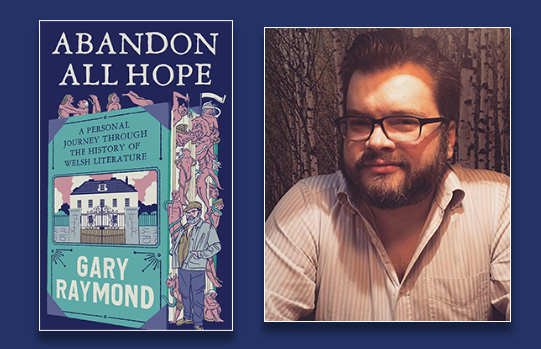 picture of Gary Raymond and his book 'Abandon All Hope'