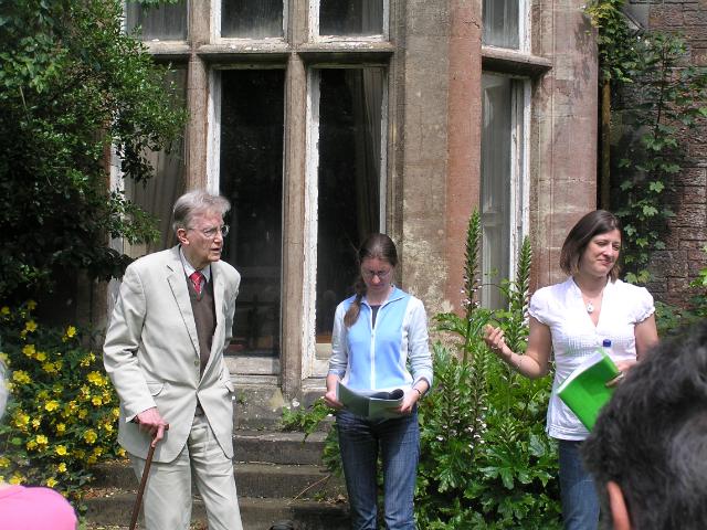 Image readings from the literary tour at the Dillwyns and Hendrefoilan House