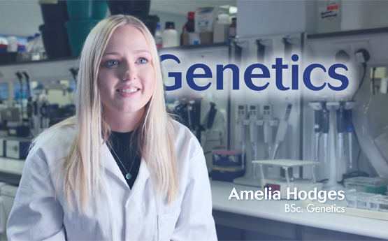 Genetics Student Amelia talking about Genetics course