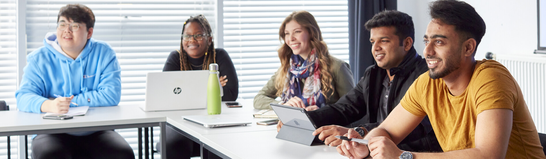 students sitting at desk