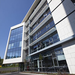 Front entrance to Data Science Building 