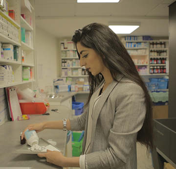 pharmacist in pharmacy