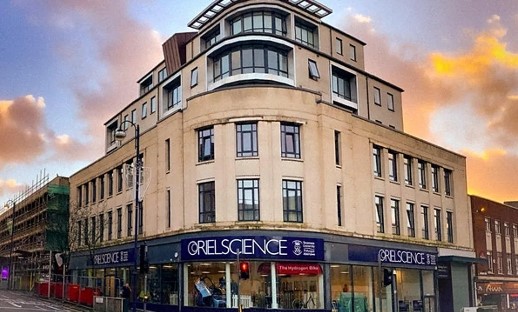 Oriel Science building in swansea city centre