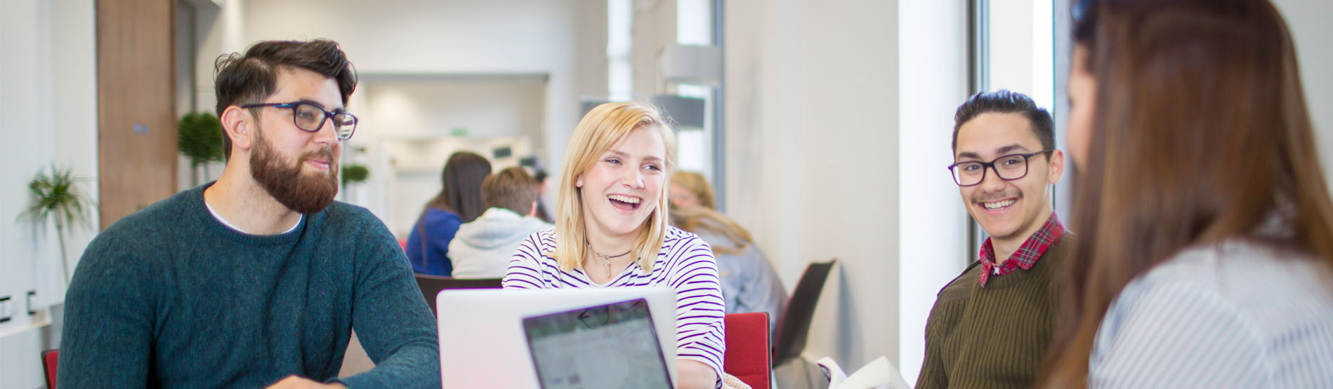 student smiling